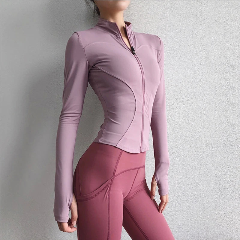 Nova 2024 Women Sport Jacket Zipper Yoga Coat Clothes