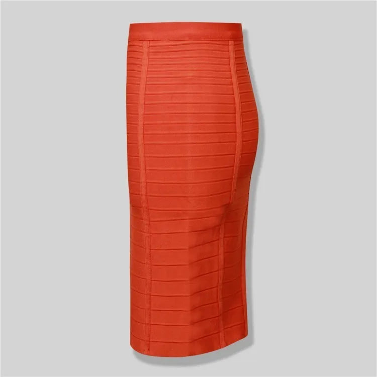 Nova Women Sexy Zipper Bandage Skirt