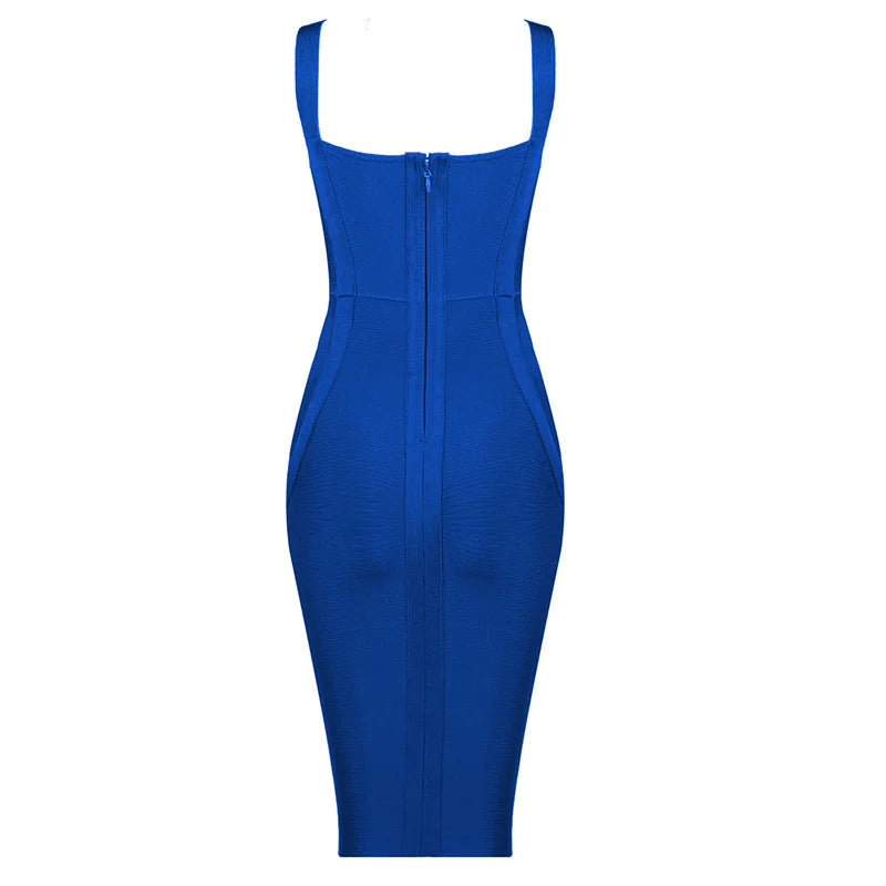 Nova Rayon Bandage Dress Evening Party Dress