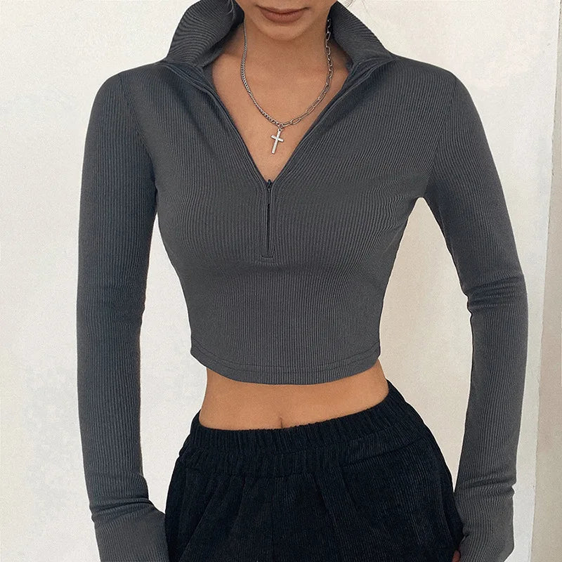 Nova casual T-shirt women long sleeves turtleneck