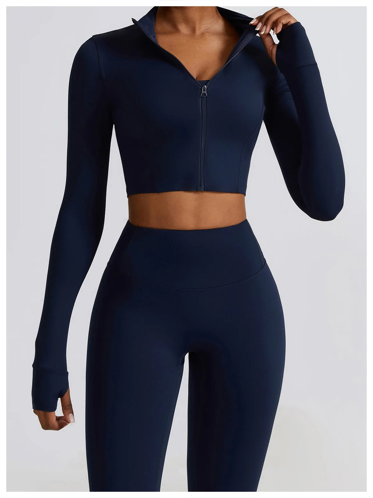 2/3PC Nova Tracksuit Seamless Long Sleeve Yoga Set Workout