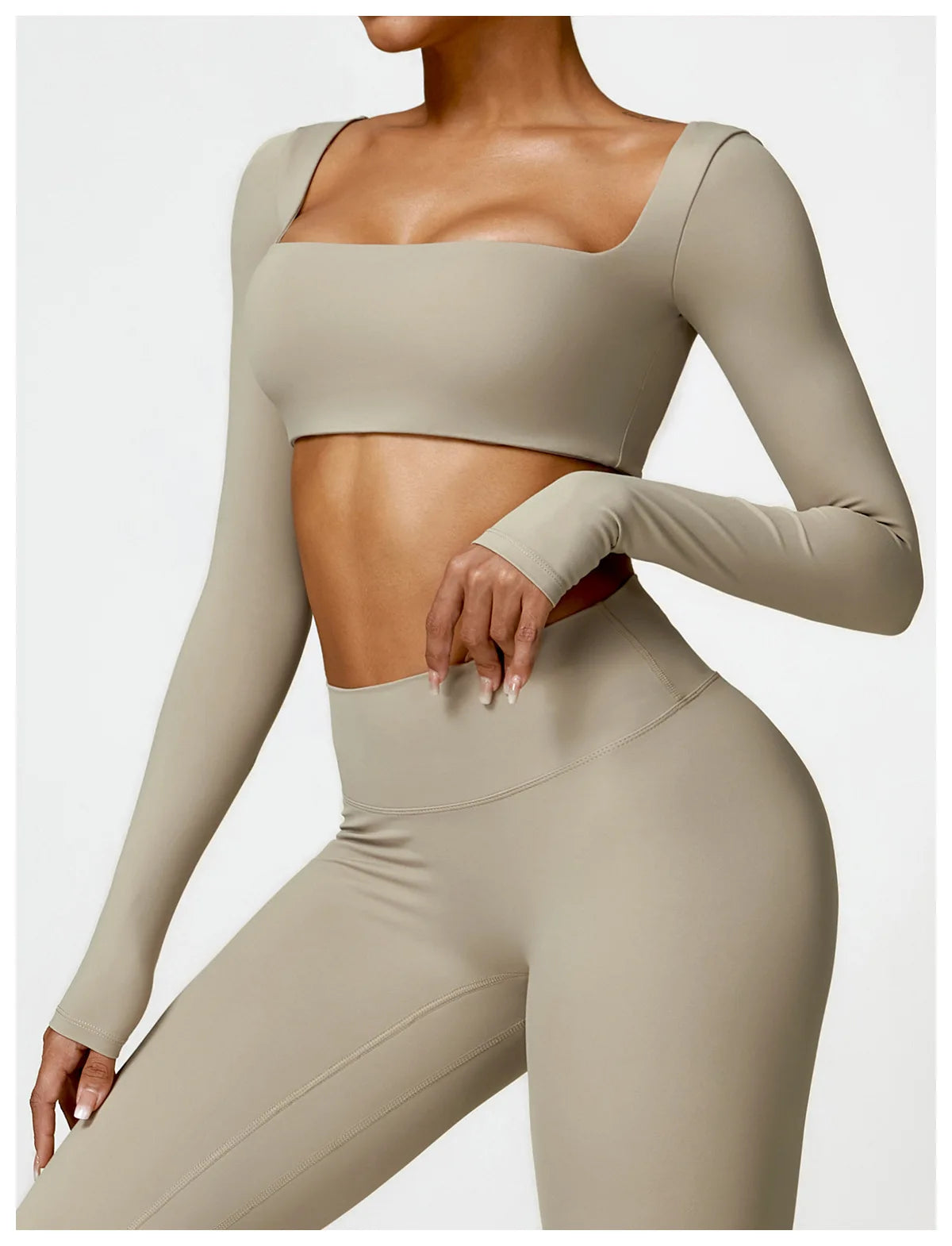 Nova Casual Quick Dry Sportswear Square Neck Gym Top