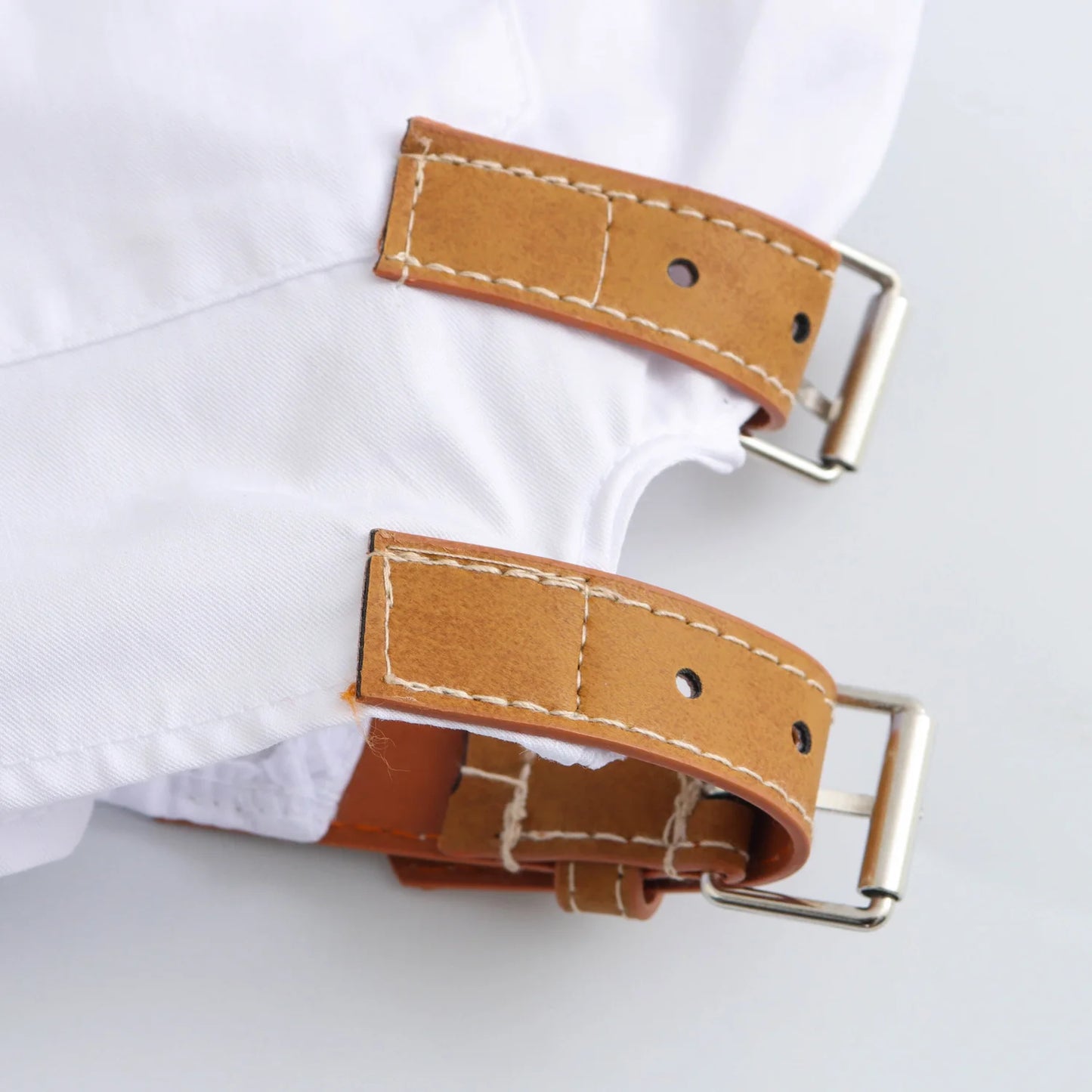 Nova Long Sleeve Pocket Belt White Short Blouse Simple High Street Tops